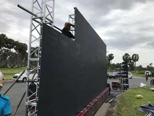 Taille menée de location 500*500mm de Cabinet d'écran de l'affichage 350w HD LED de l'étape P3.91