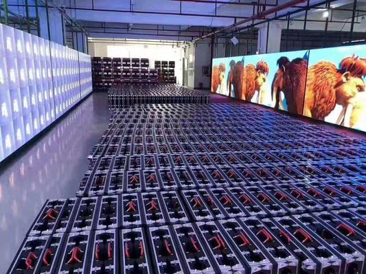 Taille menée de location 500*500mm de Cabinet d'écran de l'affichage 350w HD LED de l'étape P3.91