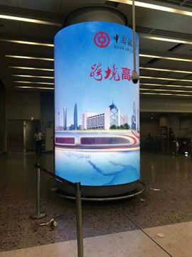 Écran créatif d'affichage à LED du DAO P3.91 pour annoncer l'éclat extérieur