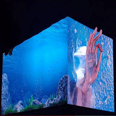 La publicité d'écran sans couture d'affichage à LED de l'oeil nu 3D SMD1921 P2.064